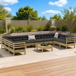 Your New 11 Piece Garden Sofa Set Awaits