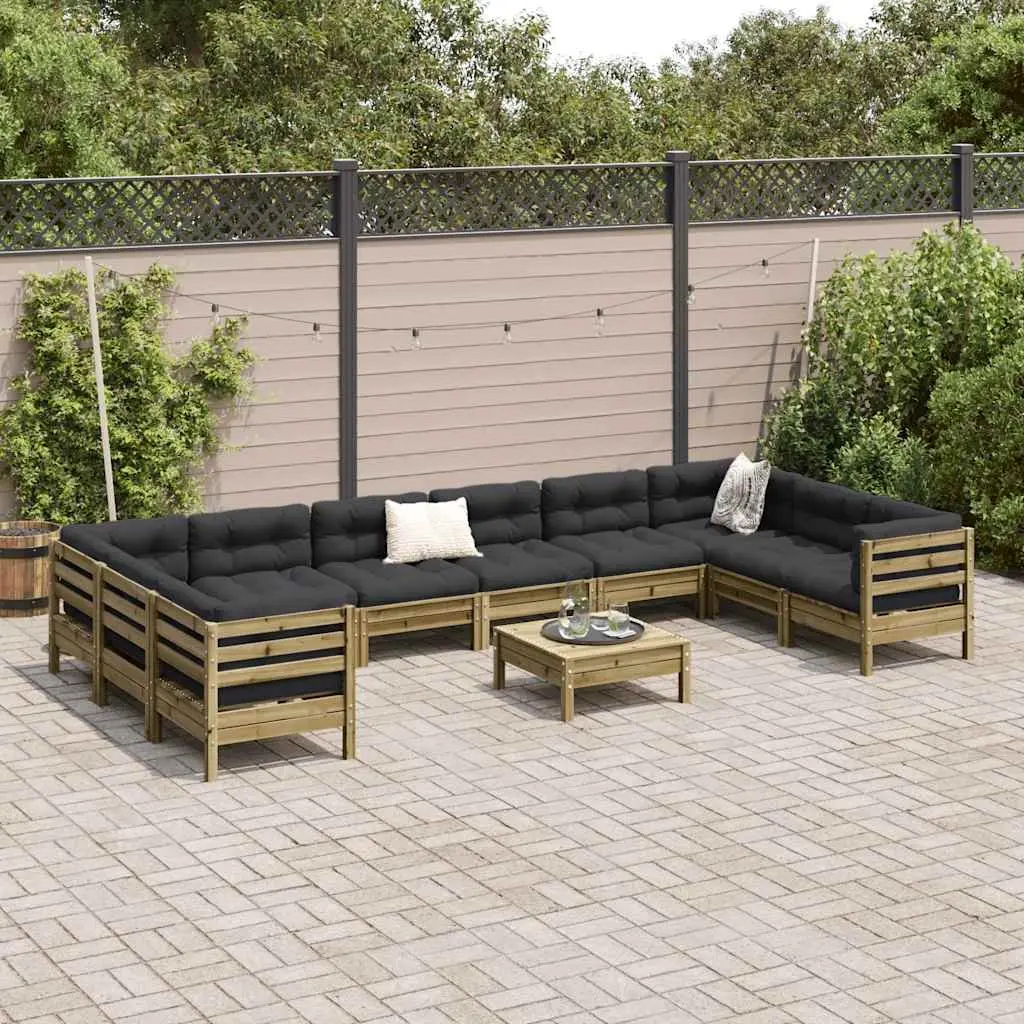 11 Piece Garden Sofa Set