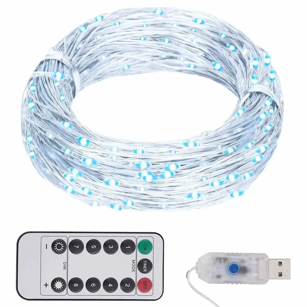 LED String Lights Cold White 300 LEDs 30m Indoor Outdoor