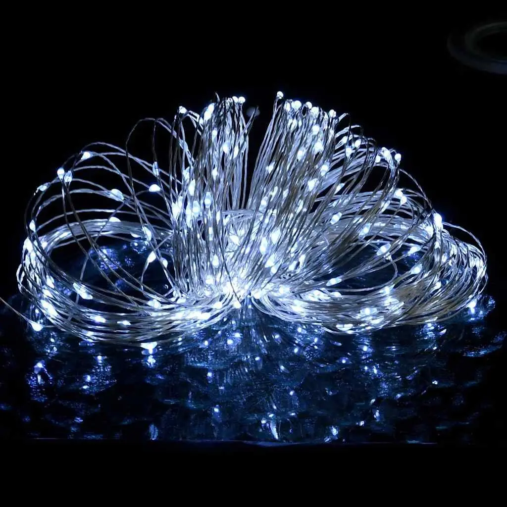 LED String Lights Cold White 300 LEDs 30m Indoor Outdoor