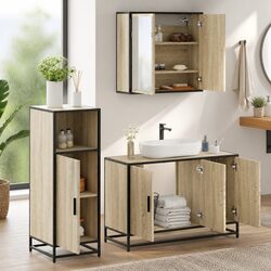 Friendly 3-Piece Engineered Wood Bathroom Set