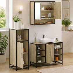 Enhance Your Space with a 3-Piece Bathroom Furniture Set