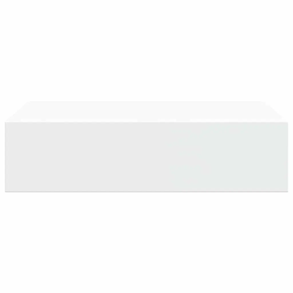 Wall-mounted Drawer Shelf White Floating Storage Organizer 40x23.5x10cm