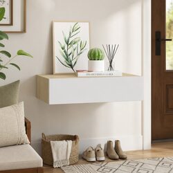Wall-mounted Drawer Shelf MDF Floating Storage Bedroom Living Room Decor