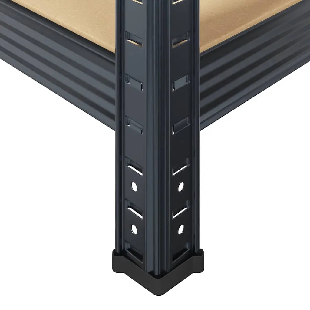 Heavy-Duty Industrial Shelving Unit 5-Layer Anthracite Steel Engineered Wood