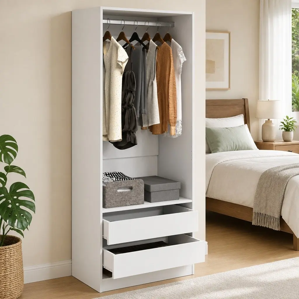 White Wardrobe Cupboard