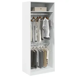 Find Your Style with This White Wardrobe 80x50x200 cm