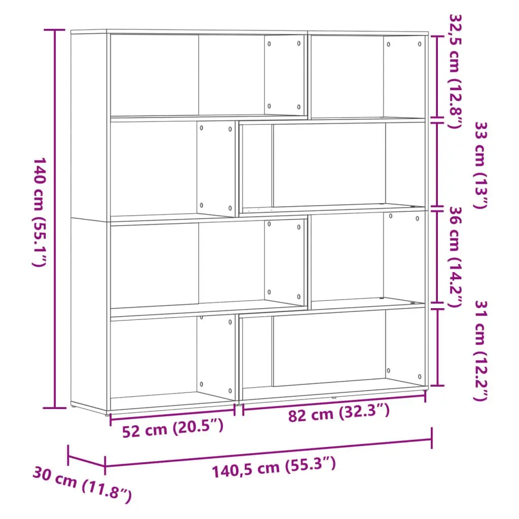 4-Tier Corner Bookcase