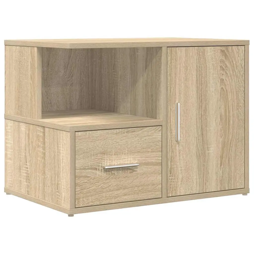 Corner Cabinet Engineered Wood Brown Storage Shelf Display Unit 160x40x45cm