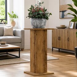 Plant Stands 2 pcs Brown Engineered Wood 30x30x60 cm Tall Display Pot Holders