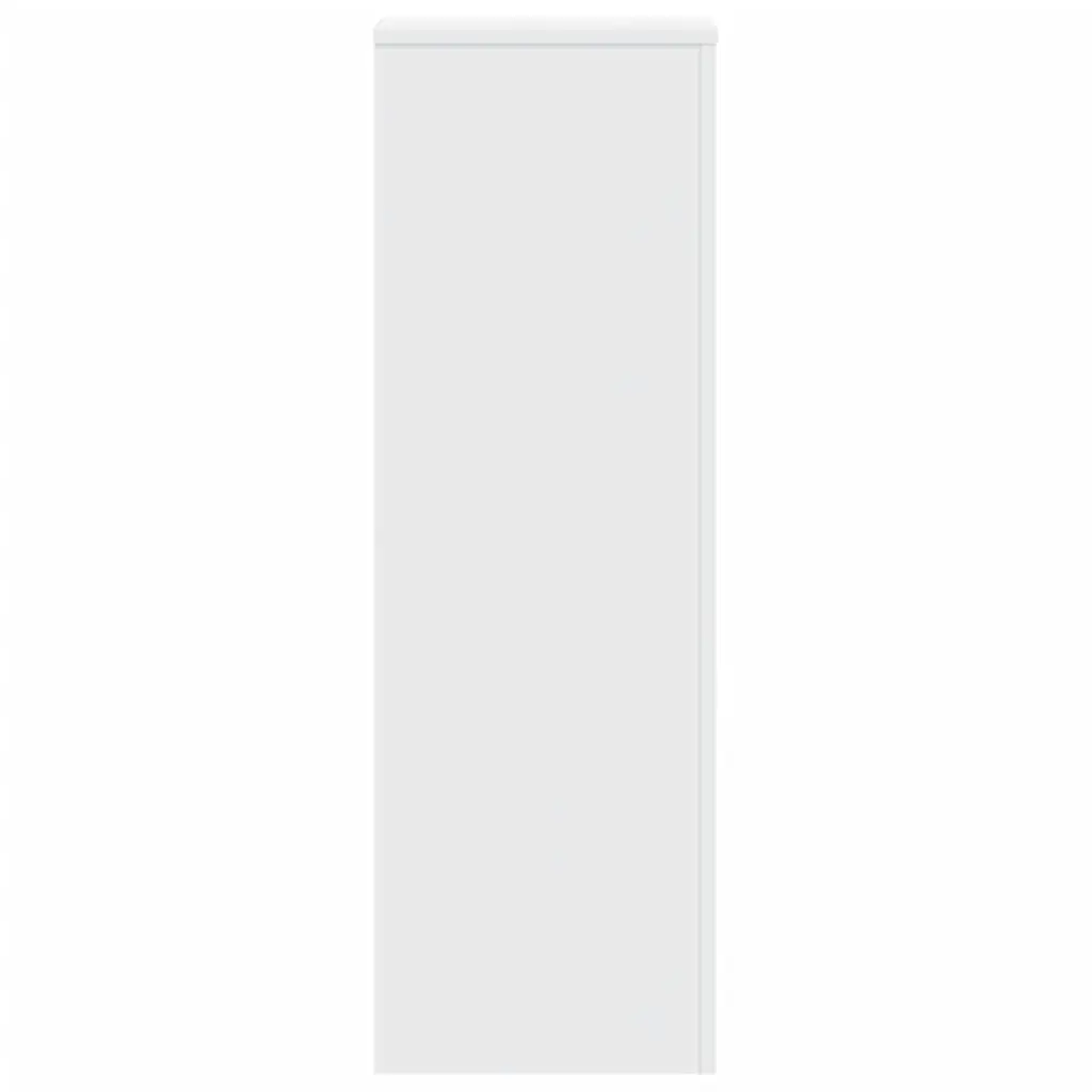 Plant Stands White 33x33x100 cm 2 pcs Engineered Wood Flower Display Stand