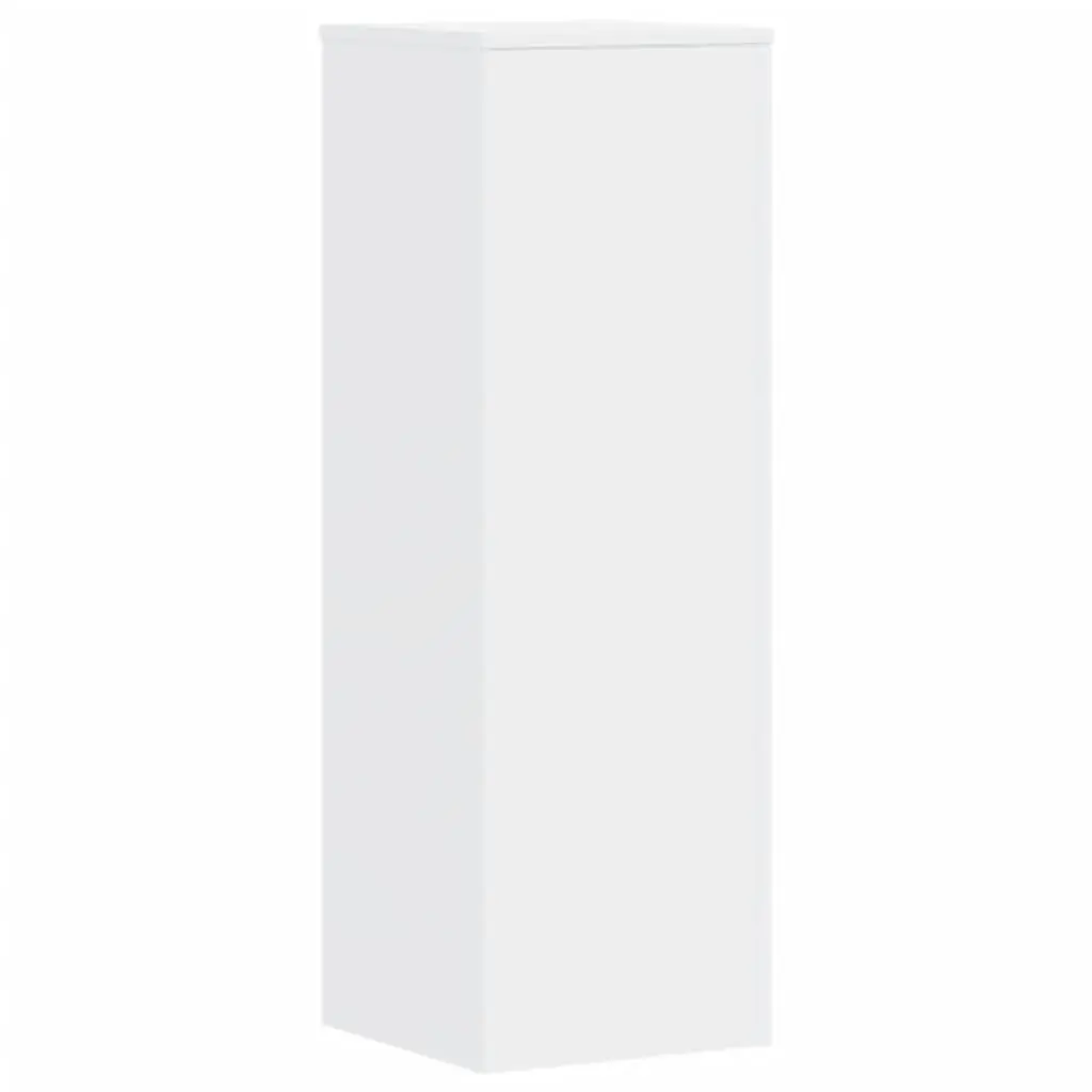 Plant Stands White 33x33x100 cm 2 pcs Engineered Wood Flower Display Stand
