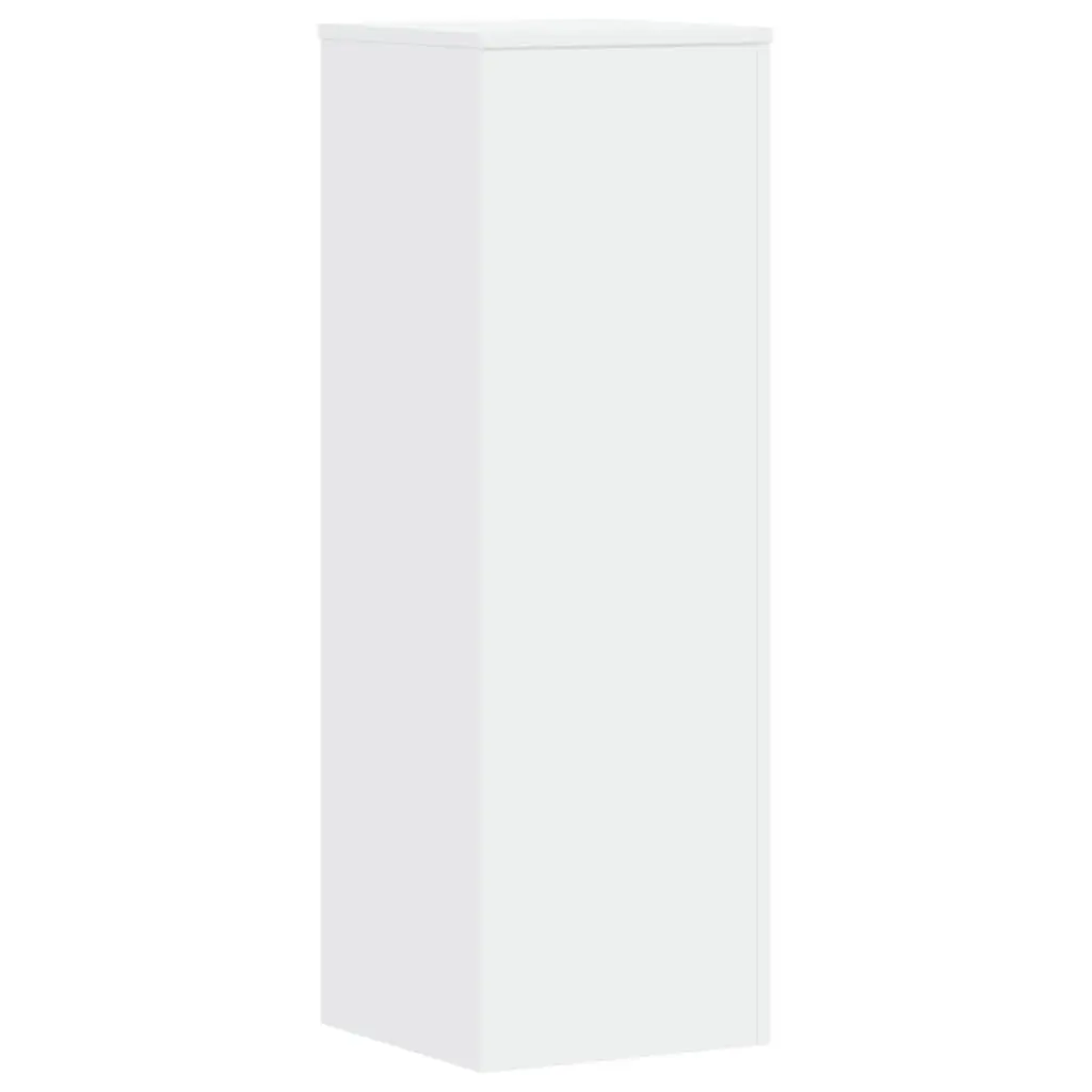 Plant Stands White 33x33x100 cm 2 pcs Engineered Wood Flower Display Stand