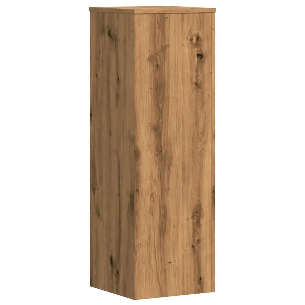 Plant Stands Engineered Wood Brown 33x33x100 cm 2 Piece Flower Display Stands