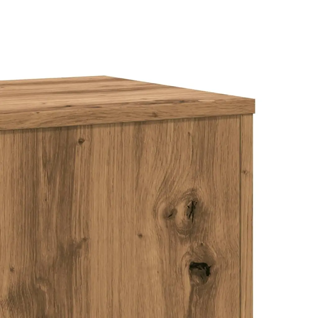 Plant Stands Engineered Wood Brown 33x33x100 cm 2 Piece Flower Display Stands