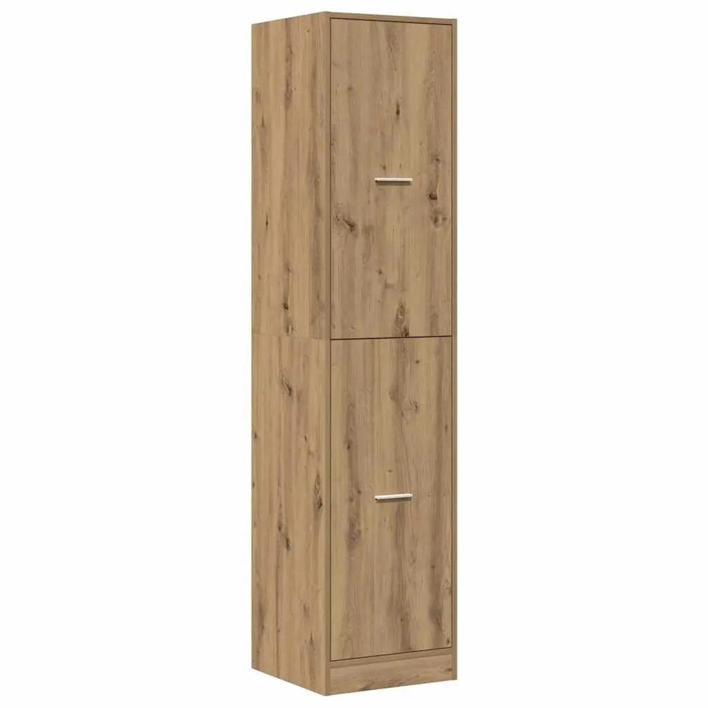 Apothecary Cabinet Brown Engineered Wood Storage Organizer Tall 40 x 41 x 174.5 cm