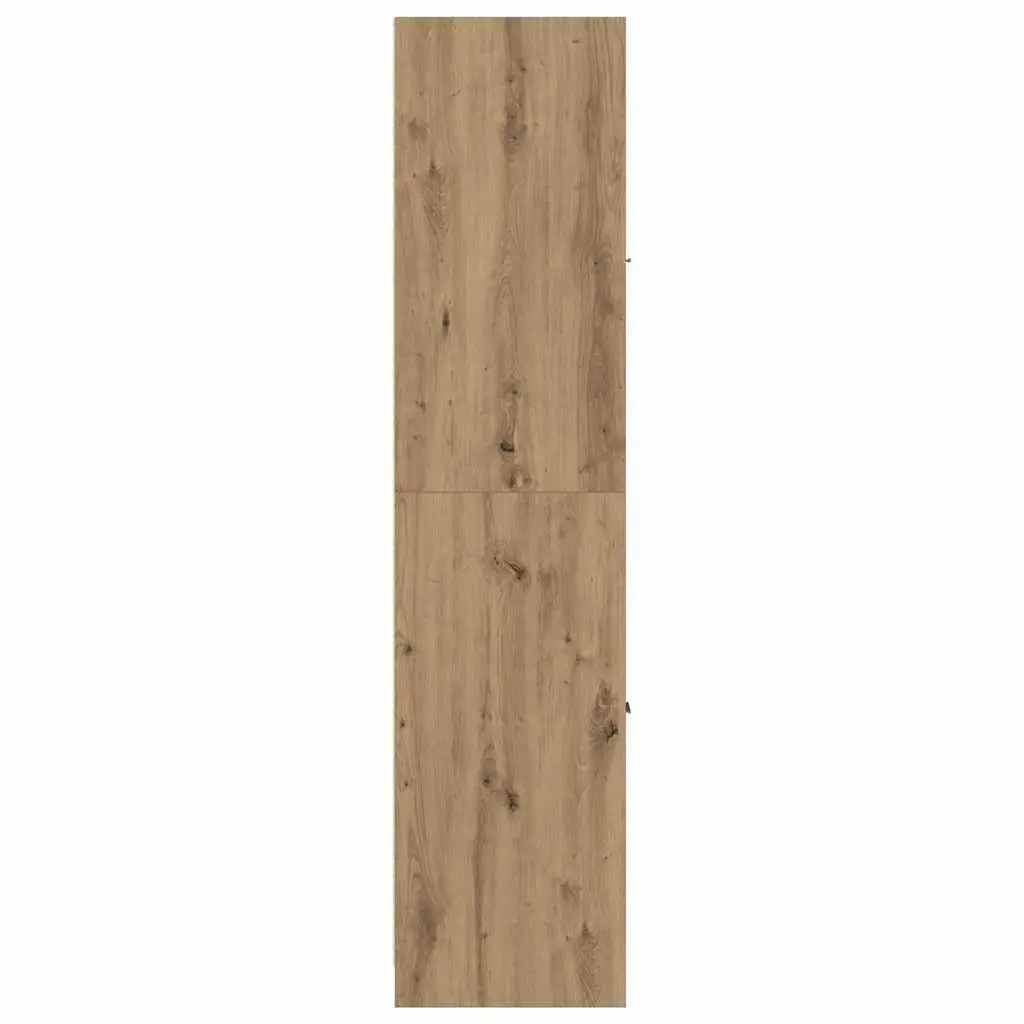 Apothecary Cabinet Brown Engineered Wood Storage Organizer Tall 40 x 41 x 174.5 cm