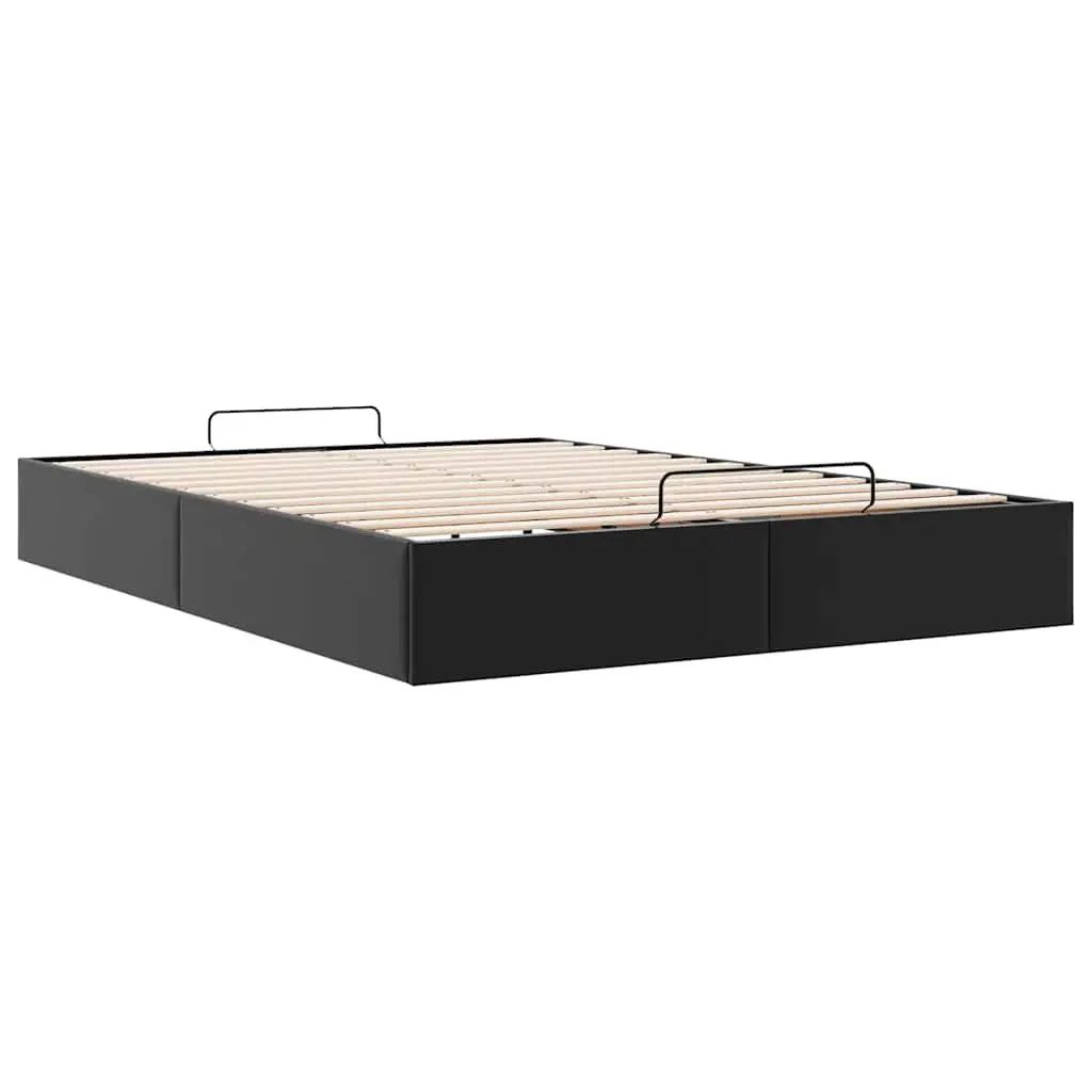 Black Ottoman Storage Bed Frame