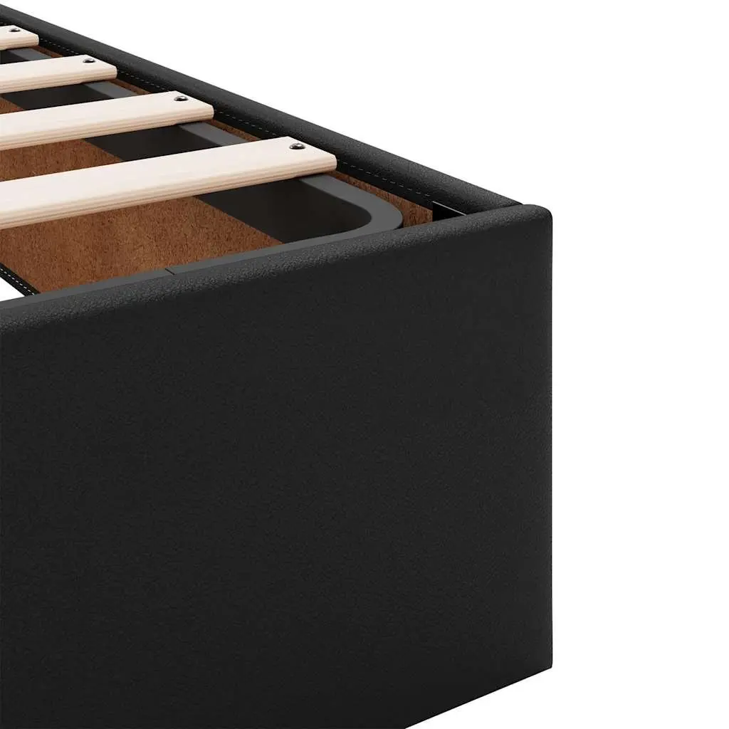 Black Ottoman Storage Bed Frame