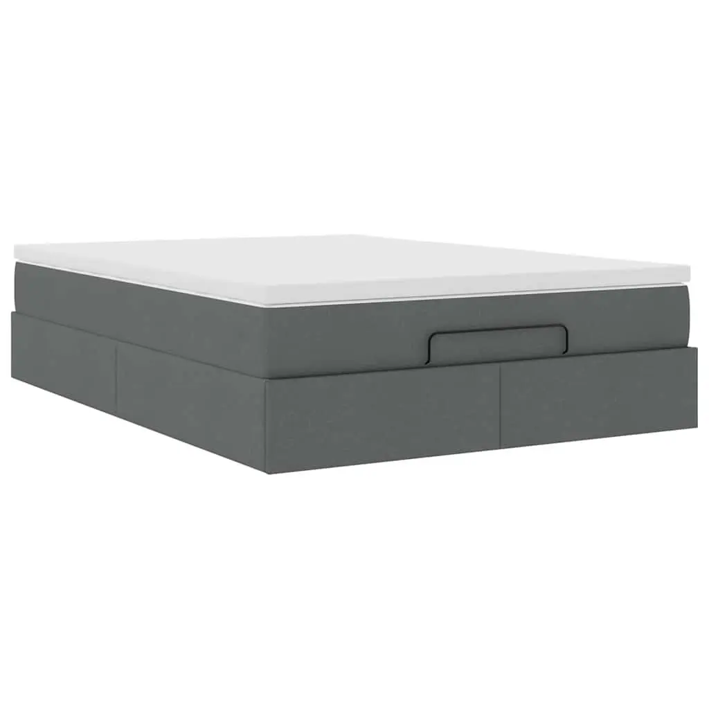Grey Queen Ottoman Bed for Comfort