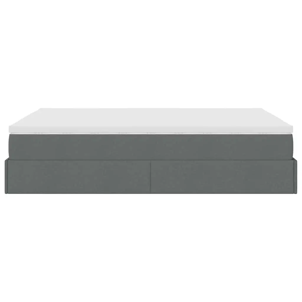 Grey Queen Ottoman Bed for Comfort