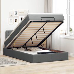 Your New Grey Ottoman Bed with Mattress Awaits