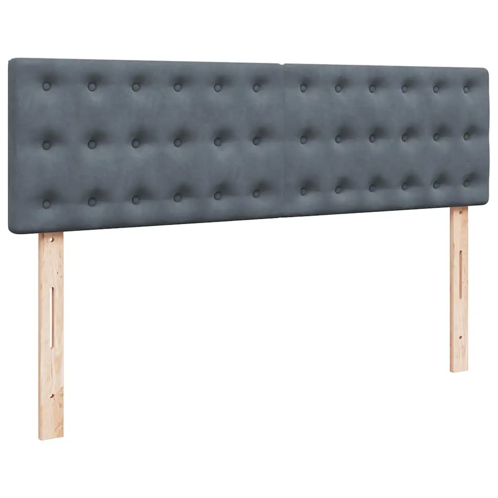 Double Ottoman Bed with Hydraulic Lift Grey Velvet 4ft6