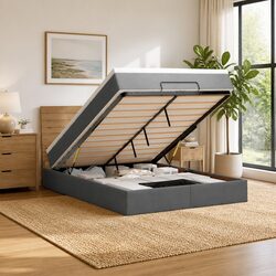 Your New Favorite Ottoman Bed with LED Lights Awaits