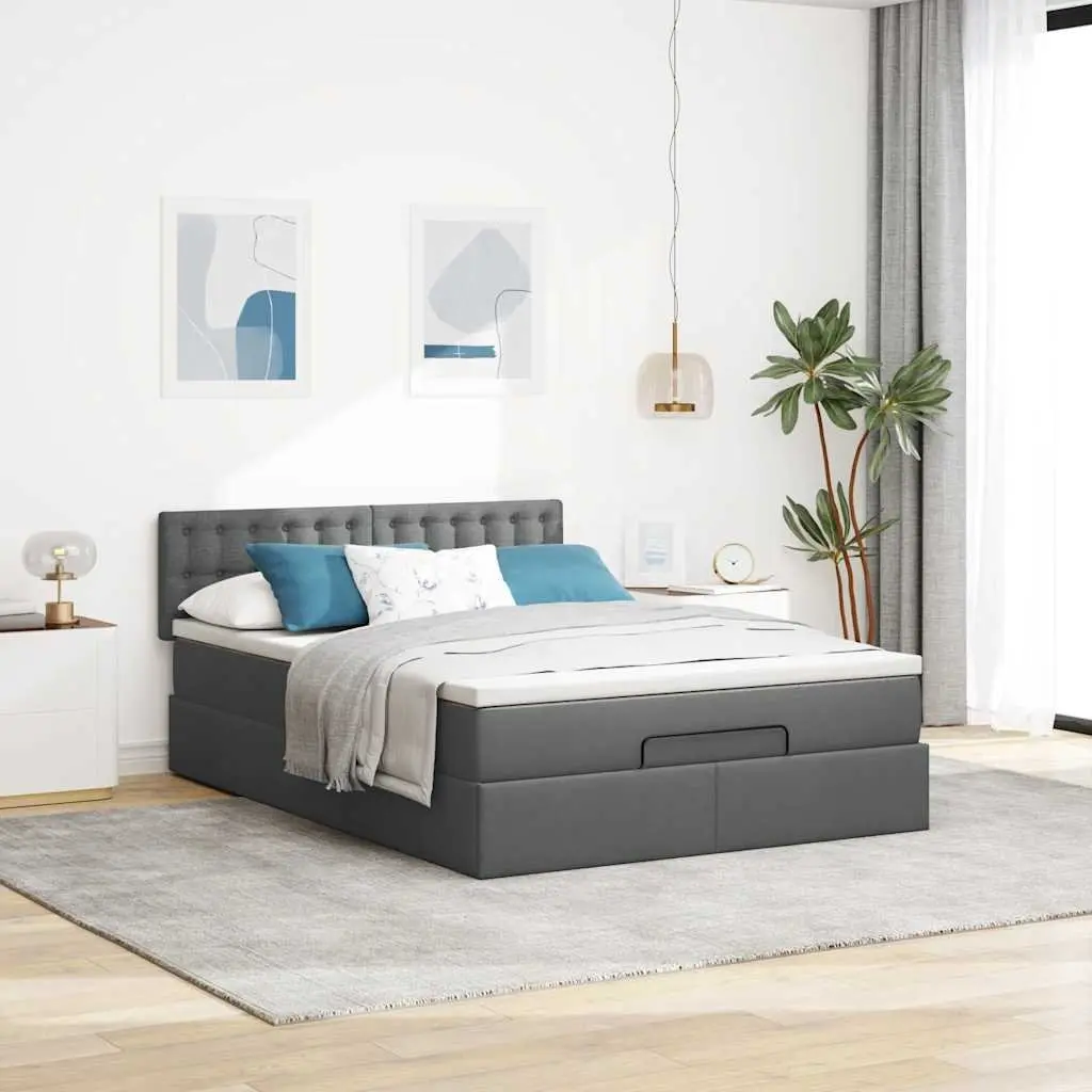 Ottoman Bed with LED Lights