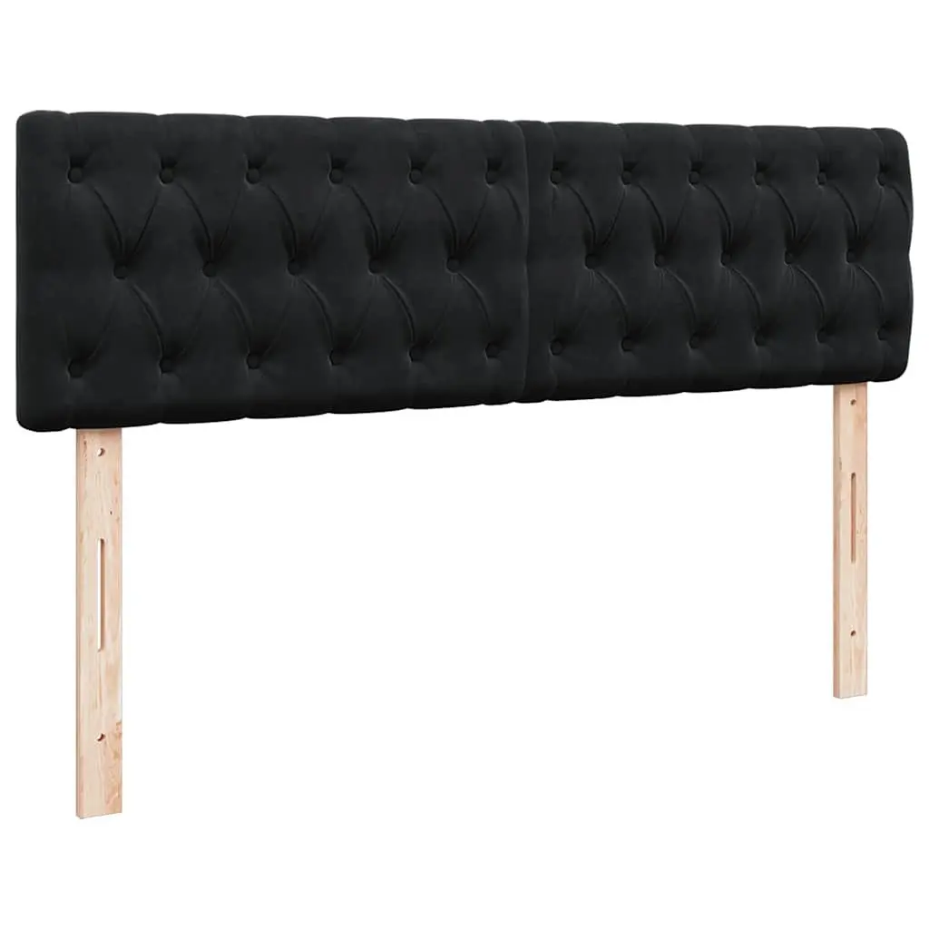 Black Velvet Ottoman Bed with Storage