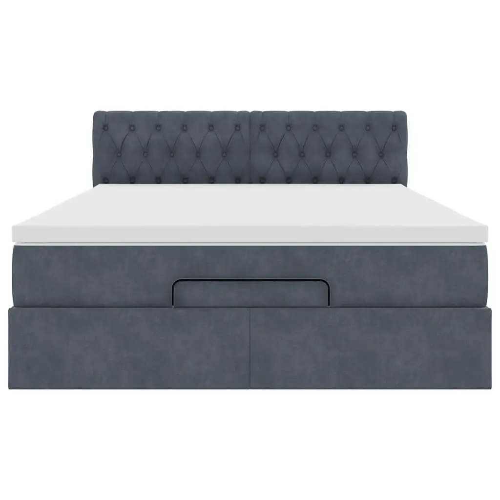 Queen Ottoman Bed with Storage and Pocket Spring Mattress