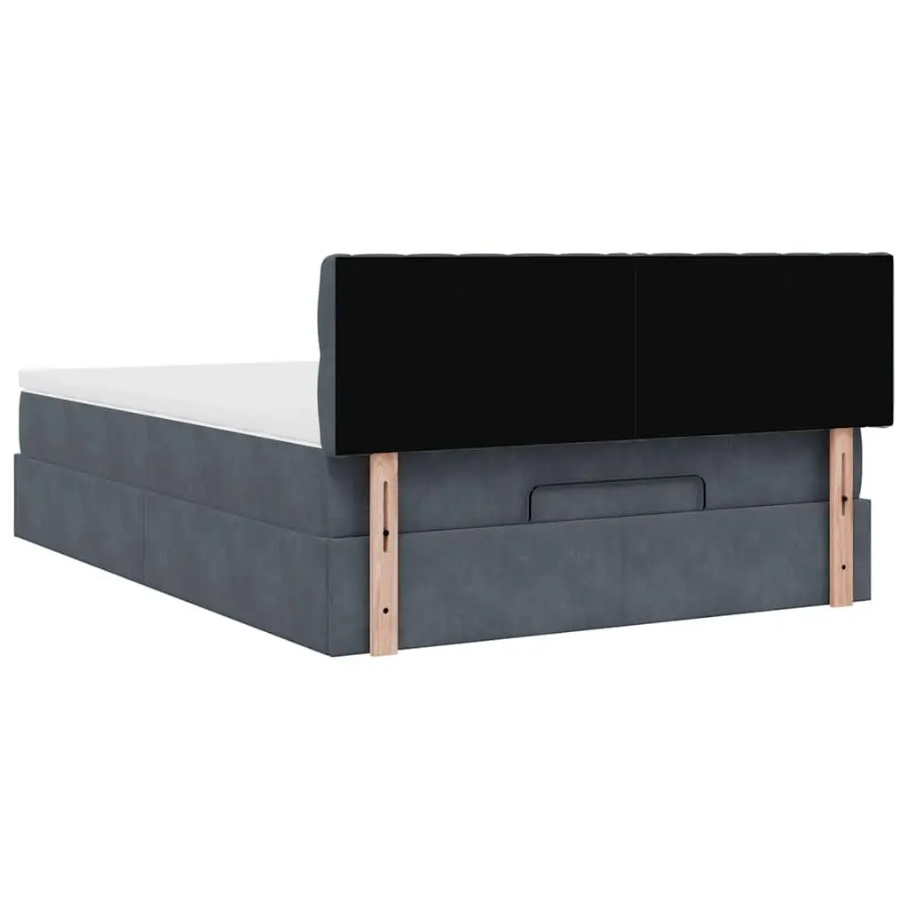 Queen Ottoman Bed with Storage and Pocket Spring Mattress