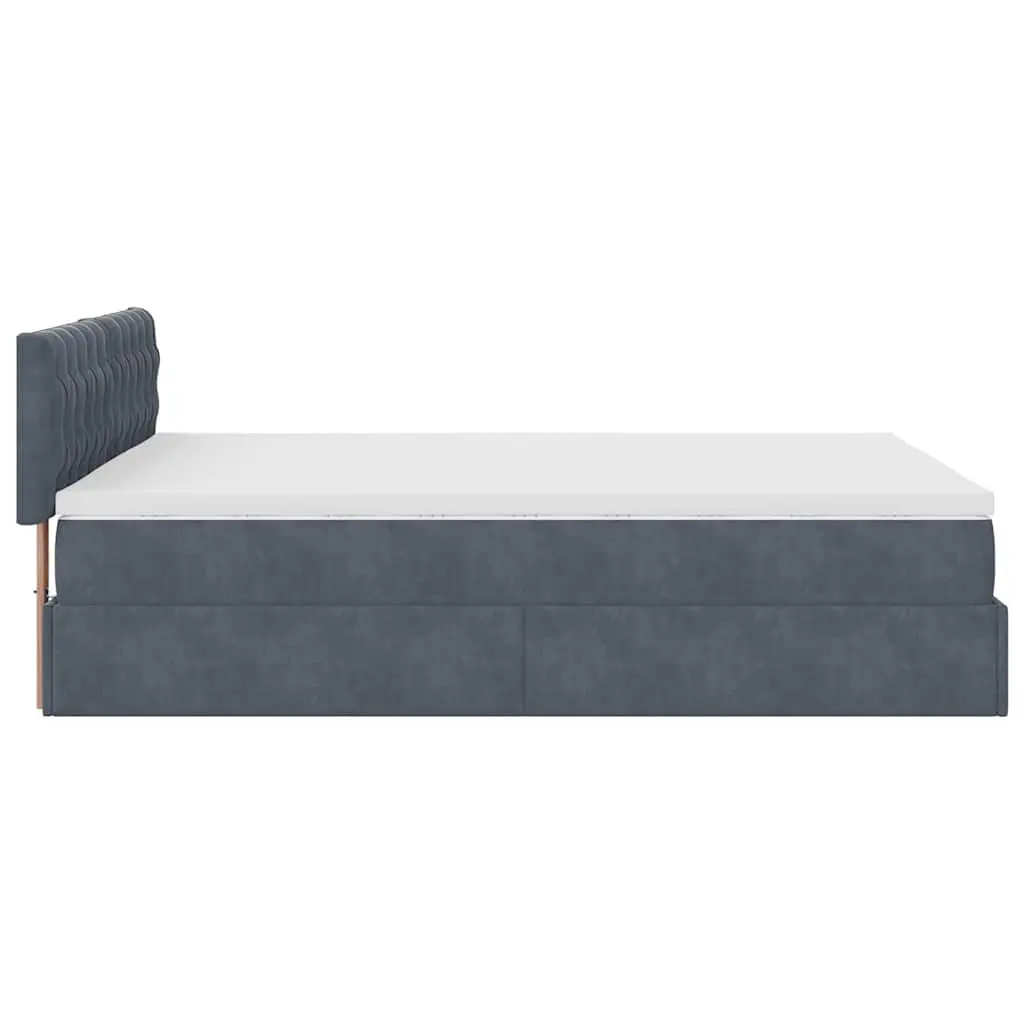 Queen Ottoman Bed with Storage and Pocket Spring Mattress