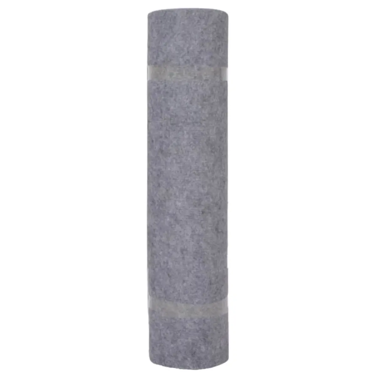 Runner Rug Ribbed Grey 1.2 x 10m Polyester Indoor Outdoor Non-Slip
