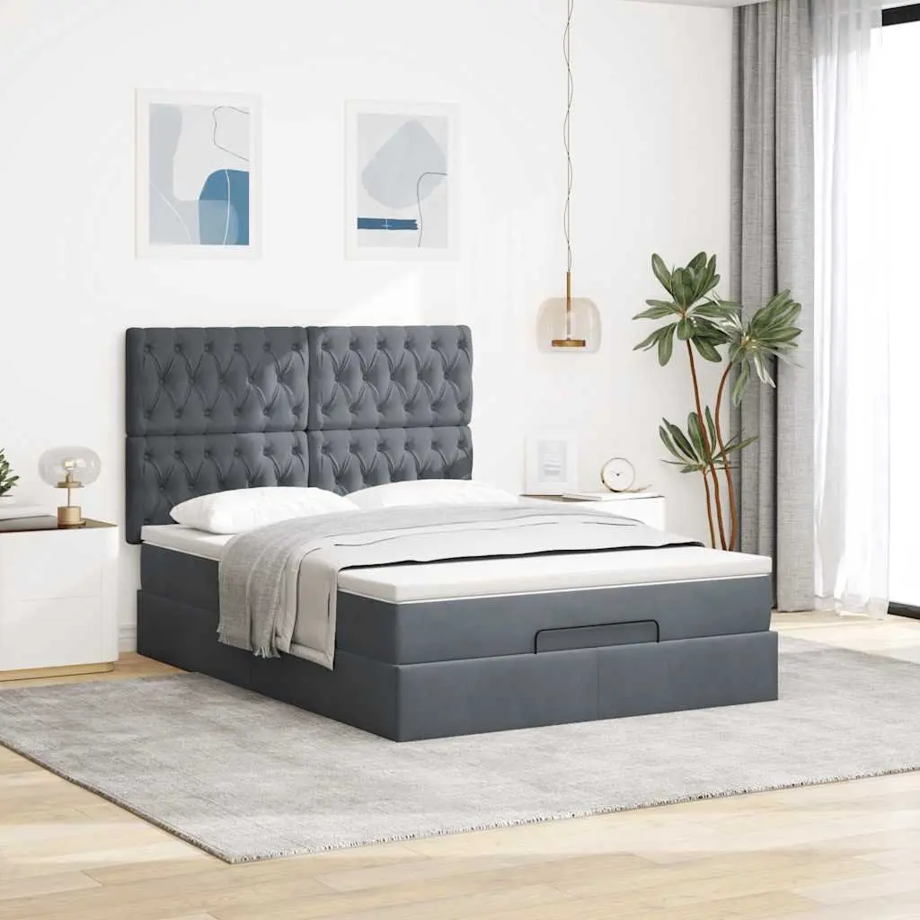 Queen Ottoman Storage Bed