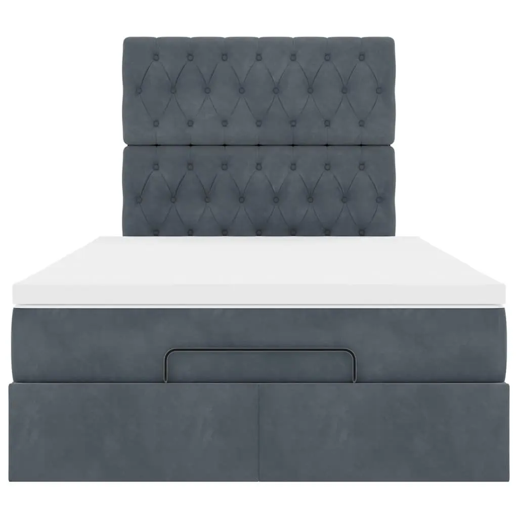 King Single Ottoman Bed with Storage & LED Lights