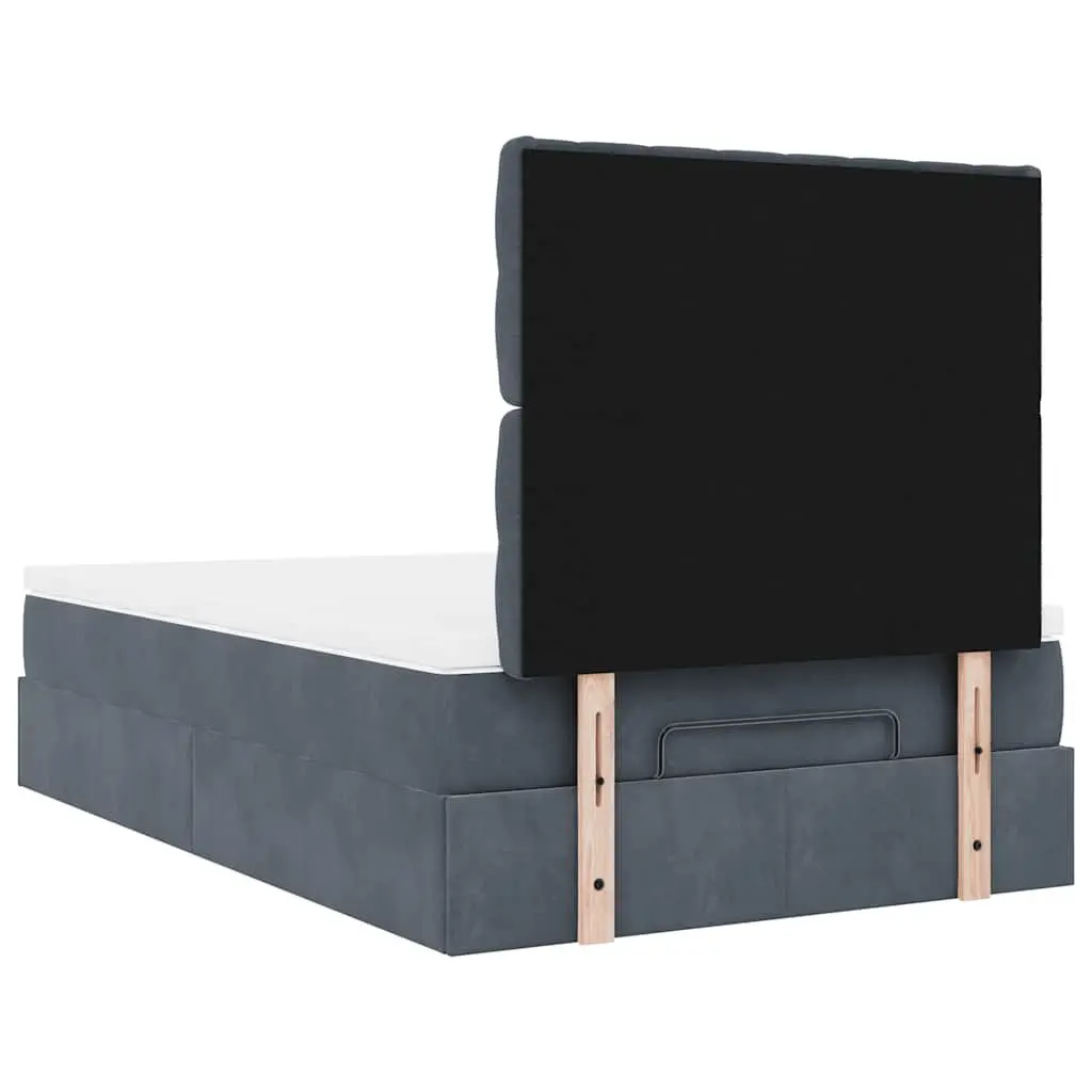 King Single Ottoman Bed with Storage & LED Lights