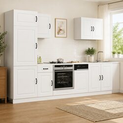 Your Friendly 7 Piece White Kitchen Cabinet Set