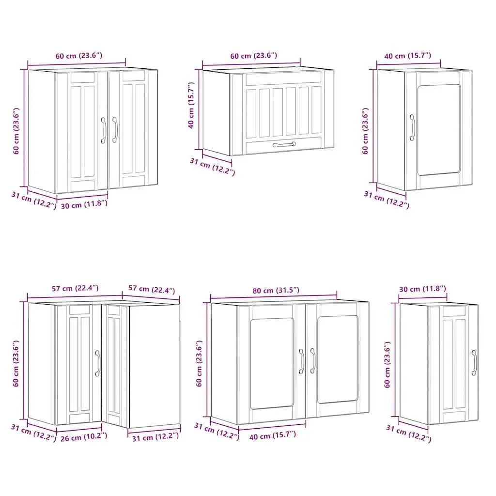 11-Piece Cabinet Set