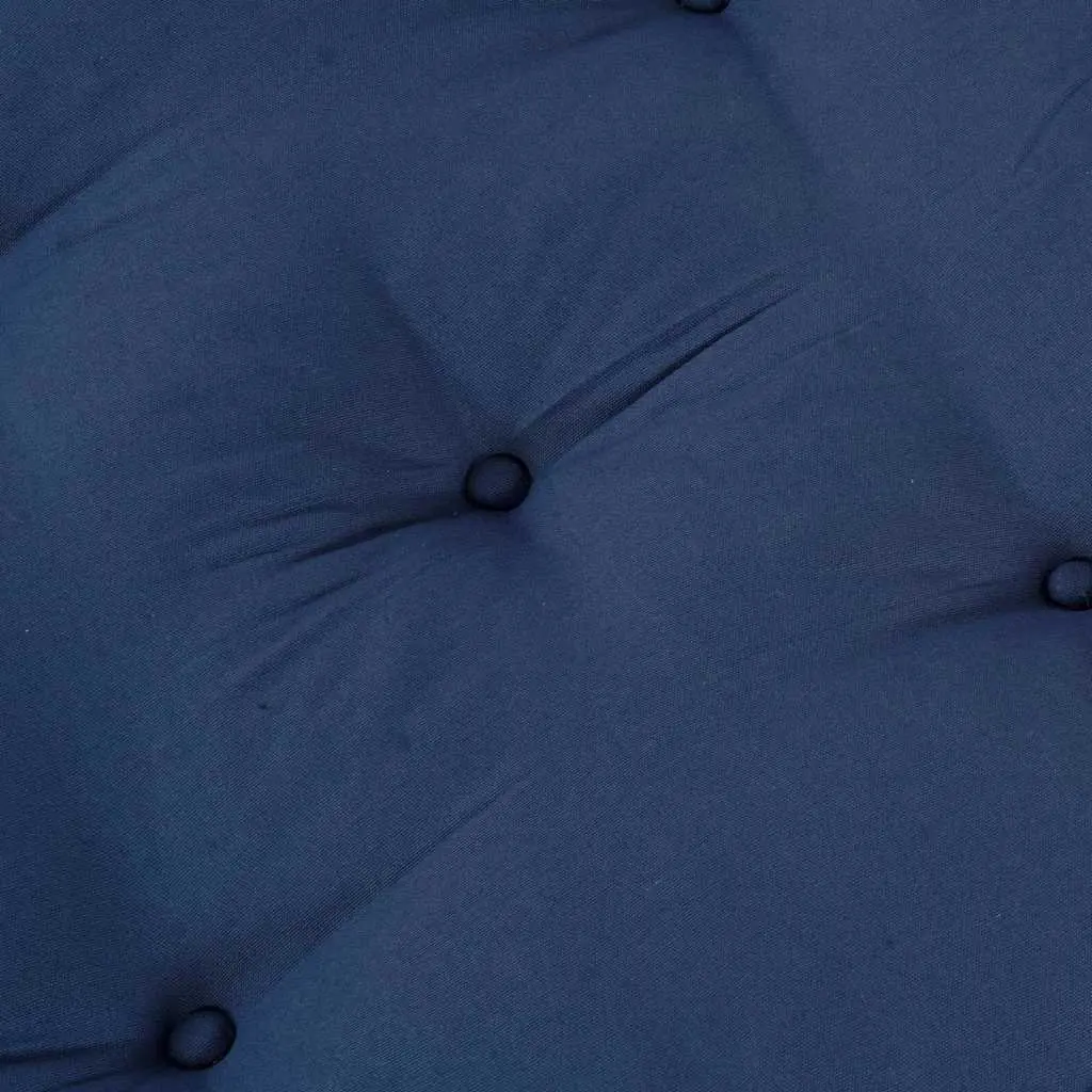 Modular Sofa Unit Fabric Indigo Blue 210 x 140 x 56 cm