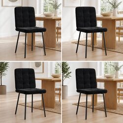 Discover Your New Favorite 4-Piece Velvet Dining Chairs