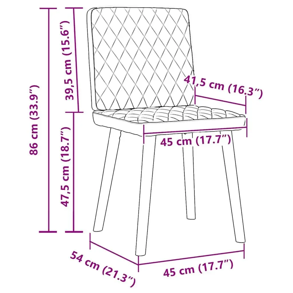 Dining Chairs 4 pcs Dark Grey Fabric Kitchen Room Seat Foam Padded Backrest