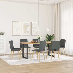 Grey Dining Chairs Set of 6