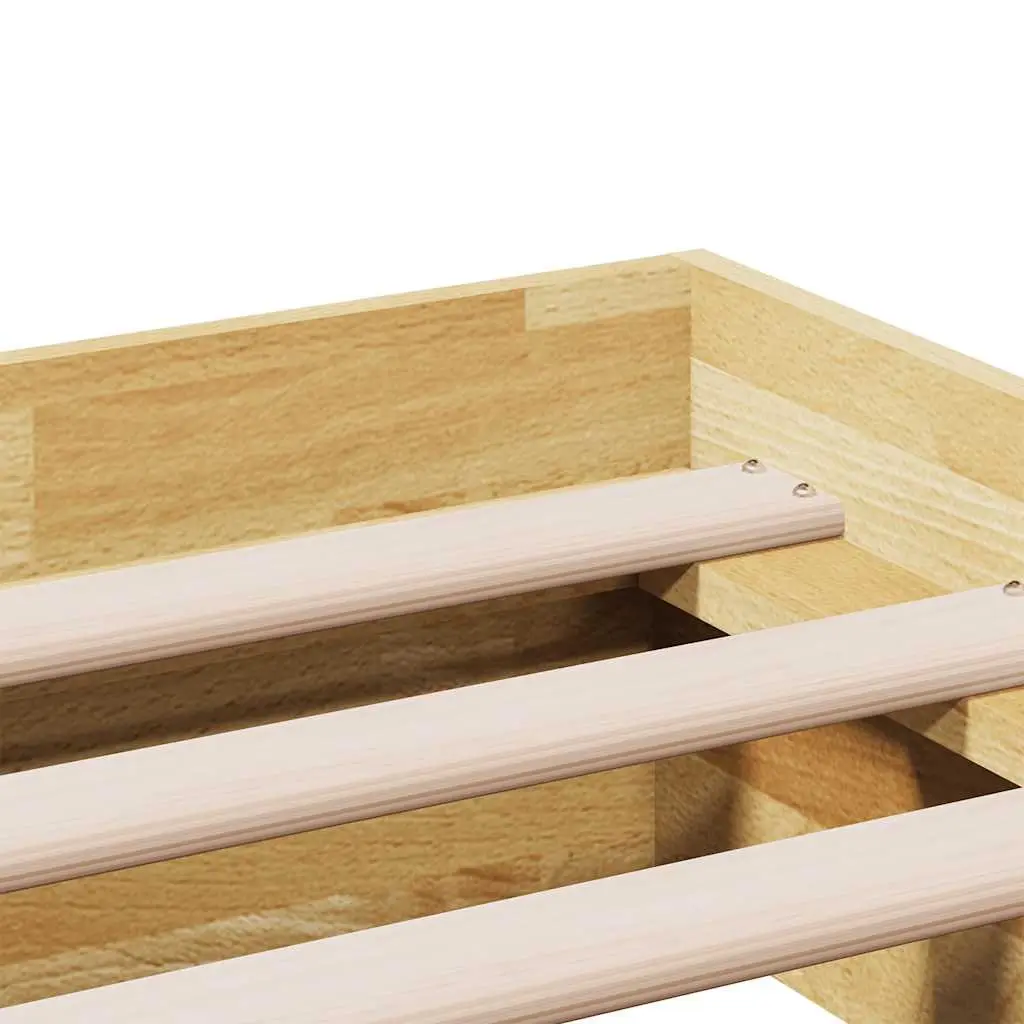 Solid Oak Bed Frame 180x200 cm