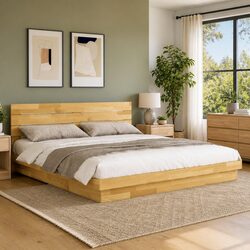 A Friendly Choice: Solid Wood Bed Frame 180x200 cm for Your Bedroom