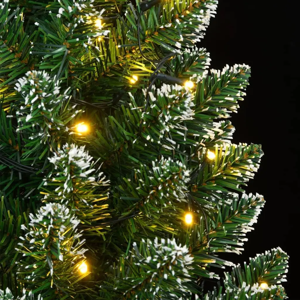 Artificial Slim Christmas Tree Green 120 cm with 150 LEDs