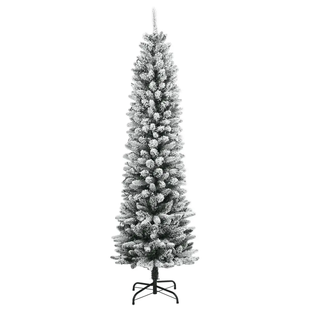 Artificial Christmas Tree Flocked Snow 240cm Green