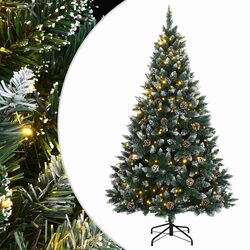Friendly 120 cm Christmas Tree with 150 LED Lights for Your Holidays