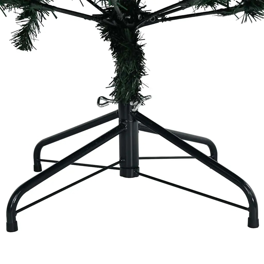 Artificial Christmas Tree Realistic Green 120 cm 150 LED Lights 8 Modes Hinged Branches