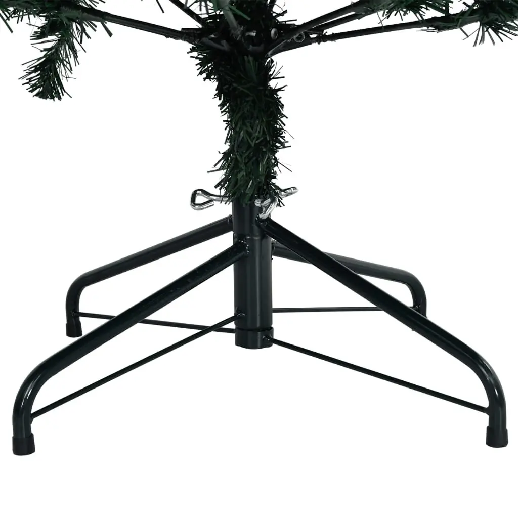 Artificial Christmas Tree 240cm 300 LED Lights 8 Modes Green Hinged Branches